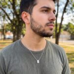Escapulário Prata925 Sagrado Coração de Jesus e Nossa Senhora do Carmo  EP925